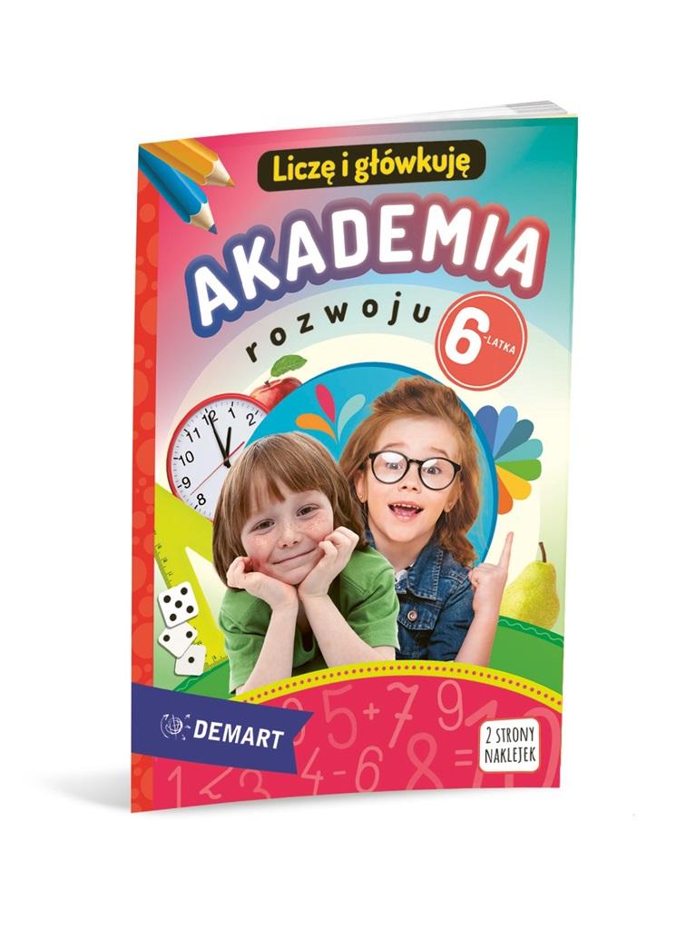 Książka - Akademia rozwoju 6-latka. Liczę i główkuję