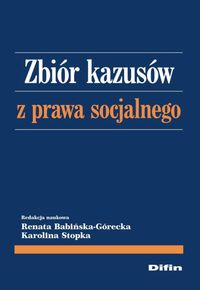 Książka - Zbiór kazusów z prawa socjalnego