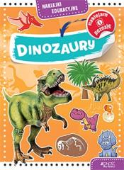 Książka - Dinozaury naklejki edukacyjne
