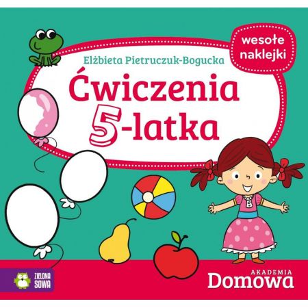 Ćwiczenia 5-latka akademia domowa + naklejki