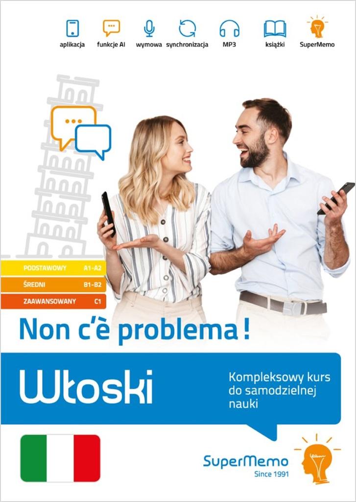 Książka - Włoski. Non ce problema! A1-A2, B1-B2 i C1