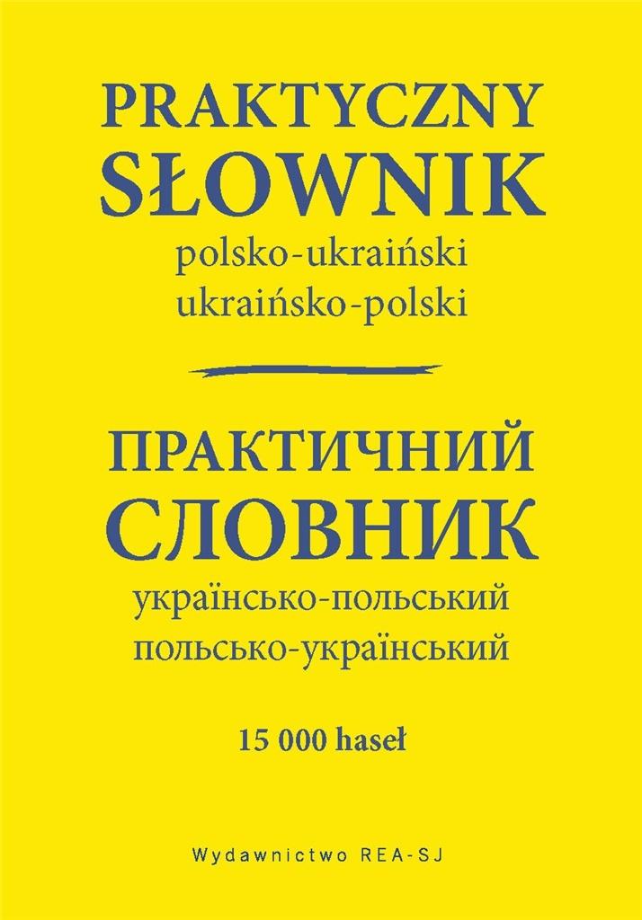Książka - Praktyczny słownik pol-ukraiński, ukraińsko-pol.