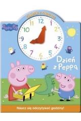 Książka - Dzień z peppą książka z zegarem Świnka Peppa