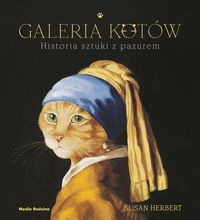 Książka - Galeria kotów. Historia sztuki z pazurem