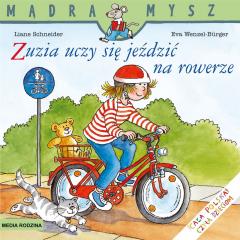 Książka - Mądra Mysz. Zuzia uczy się jeździć na rowerze