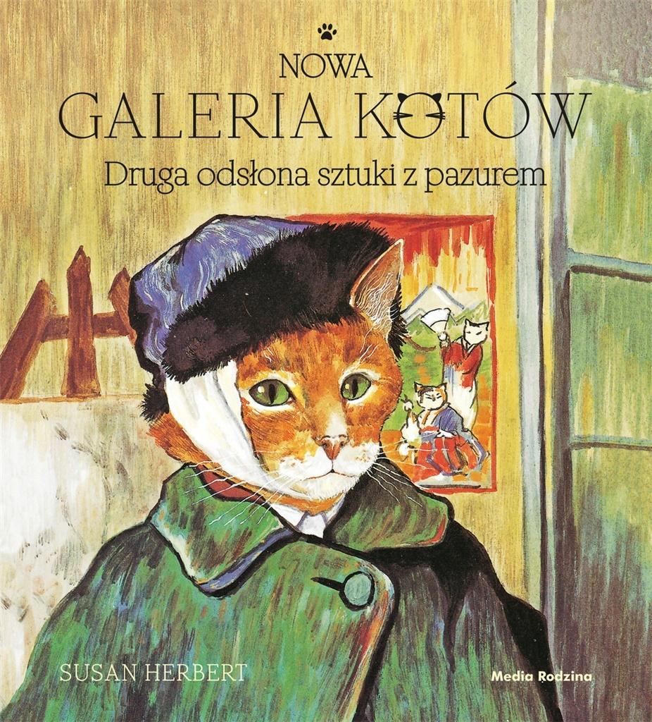 Książka - Nowa galeria kotów. Druga odsłona sztuki z pazurem