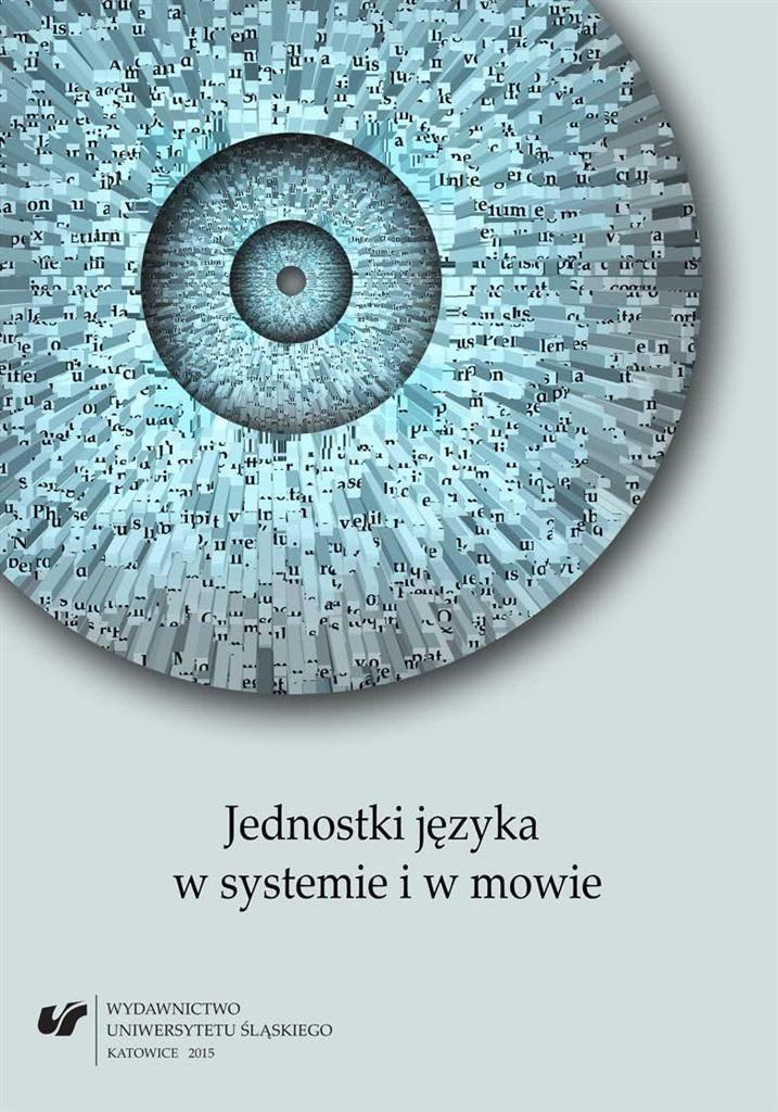 Książka - Jednostki języka w systemie i w mowie