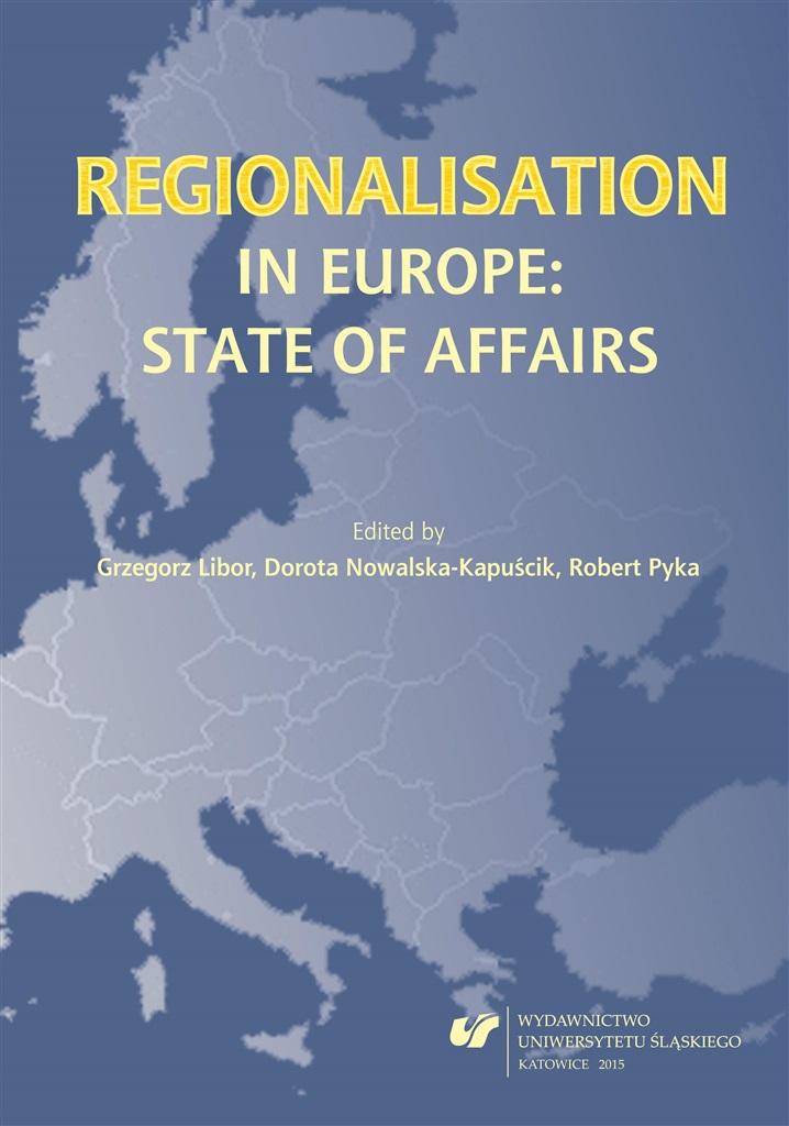 Książka - Regionalisation in Europe: The State of Affairs