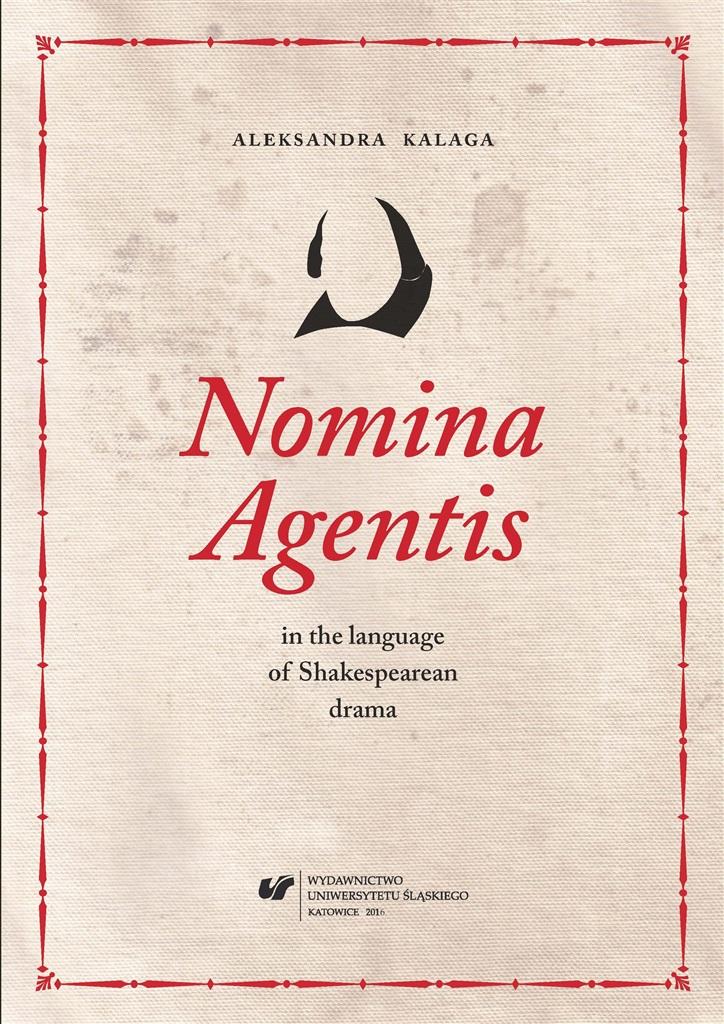 Nomina Agentis in the language of Shakespearean...