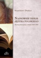 Książka - Najnowsze dzieje języka polskiego