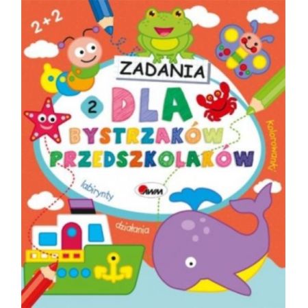 Książka - Dla bystrzaków przedszkolaków zadania 2