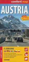 Książka - Austria laminowana mapa samochodowa 1:500 000