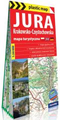 Książka - Jura Krakowsko-Częstochowska foliowana mapa turystyczna 1:50 000