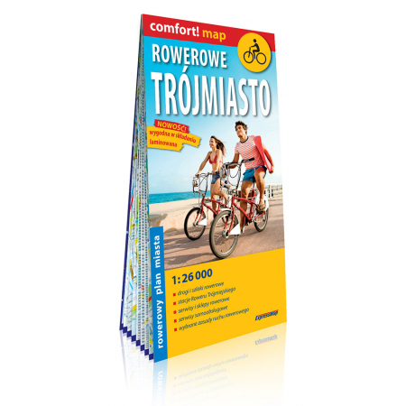 Rowerowe Trójmiasto. Plan miast 1:26 000