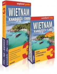 Książka - Explore! guide Wietman, Kambodża, Laos 3w1