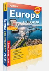 Książka - Atlas samochodowy 1:800 000 Europa 2019/2020