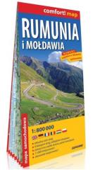 Książka - Comfort! map Rumunia i Mołdawia 1: 800 000 mapa