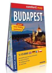 Książka - Budapeszt kieszonkowy laminowany plan miasta 1:15 000