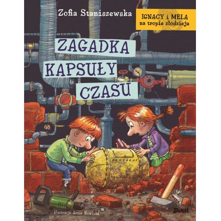 Książka - Zagadka kapsuły czasu Ignacy i Mela na tropie złodzieja