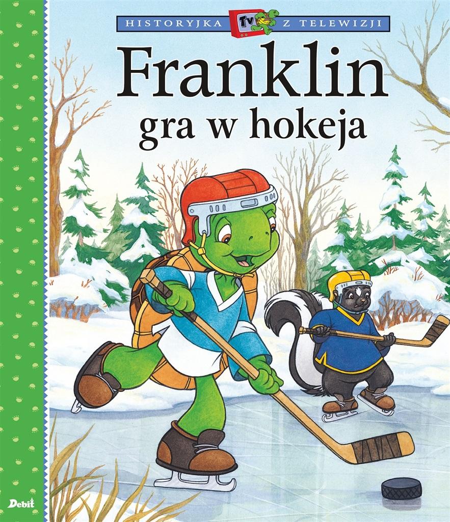 Książka - Historyjka z telewizji. Franklin gra w hokeja