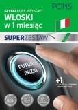 Książka - Szybki kurs językowy Włoski w 1 miesiąc + tablica językowa + CD