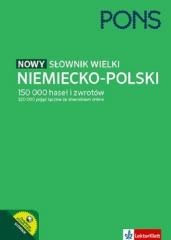 Książka - Wielki słowniki niemiecko-polski PONS 150 000 haseł i zwrotów