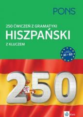 Książka - 250 ćwiczeń z hiszpańskiego. Gramatyka