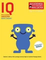 Książka - IQ-Inteligencja logiczna dla 3-4 latków nowe zabawy z poradami psychologa Książka z naklejkami Akademia Inteligentnego Malucha