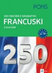 Książka - Francuski. 250 ćwiczeń z gramatyki z kluczem