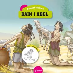 Książka - Kain i abel z kolorowankami postaci biblijne