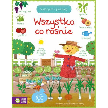 Książka - Wszystko co rośnie naklejam i poznaję