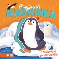 Książka - Przyjaciele pingwinka książka z szablonami