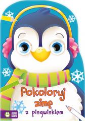 Książka - Pokoloruj zimę z pingwinkiem