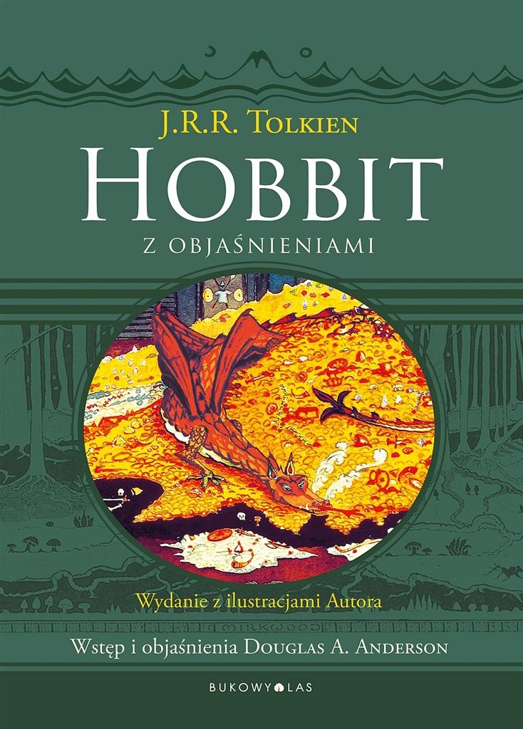Książka - Hobbit z objaśnieniami w. kolekcjonerskie BR