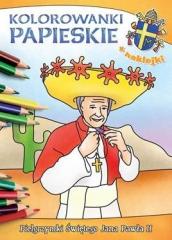 Książka - Kolorowanki papieskie. Pielgrzymki świętego Jana Pawła II
