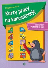 Książka - Karty pracy na koncentrację edukacja przedszkolna