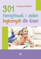 Książka - 301 łamigłówek i zadań logicznych dla dzieci