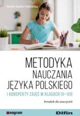 Książka - Metodyka nauczania języka polskiego i konspekty zajęć w klasach 4-8 poradnik dla nauczycieli