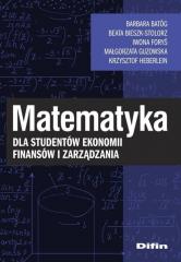 Książka - Matematyka dla studentów ekonomii, finansów...