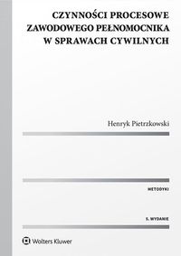 Książka - Czynności procesowe zawodowego pełnomocnika...