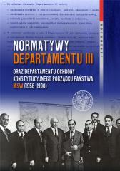 Książka - Normatywy Departamentu III oraz Departamentu...