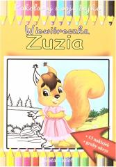 Książka - Wiewióreczka Zuzia - kolorowanka