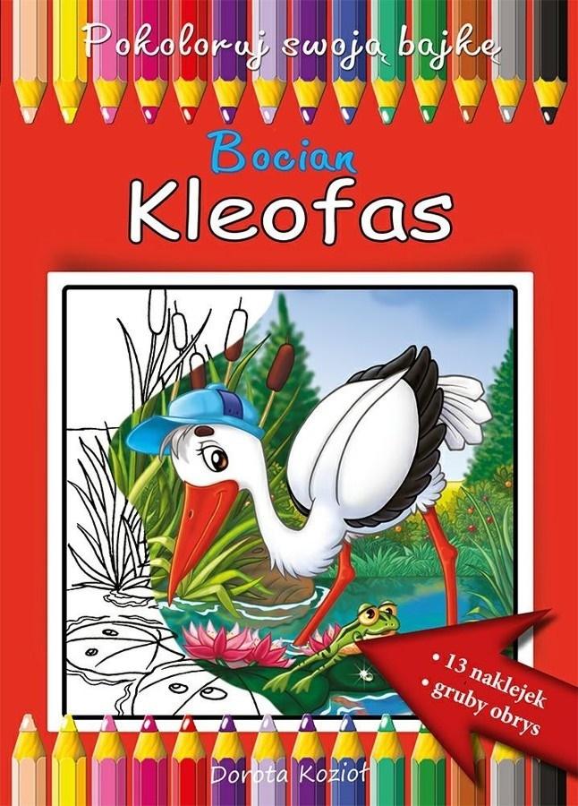 Książka - Bocian Kleofas - kolorowanka