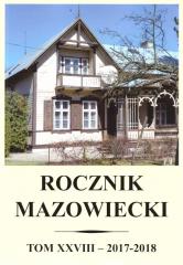 Książka - Rocznik mazowiecki Tom XXVIII 2017-2018