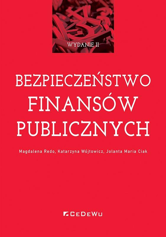 Książka - Bezpieczeństwo finansów publicznych w.2
