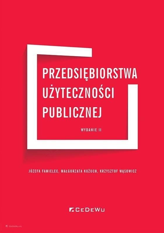 Książka - Przedsiębiorstwa użyteczności publicznej w.2