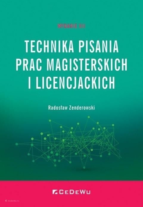 Książka - Technika pisania prac magisterskich i licencjac...