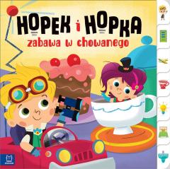 Książka - Hopek i hopka zabawa w chowanego interaktywna książeczka dla dzieci