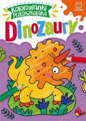 Książka - Kolorowanki przedszkolaka. Dinozaury