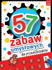 Książka - 57 zabaw umysłowych dla przedszkolaków